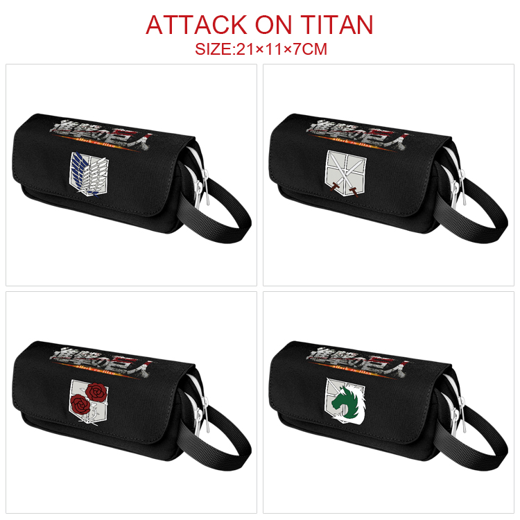 Attack On Titan anime pencil box