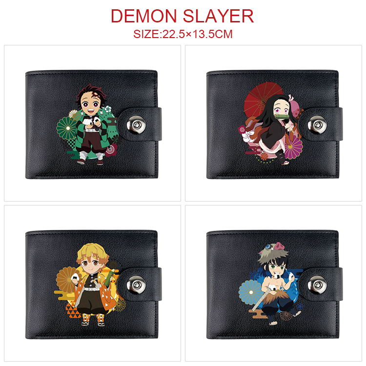 demon slayer kimets anime wallet 22.5*13.5cm