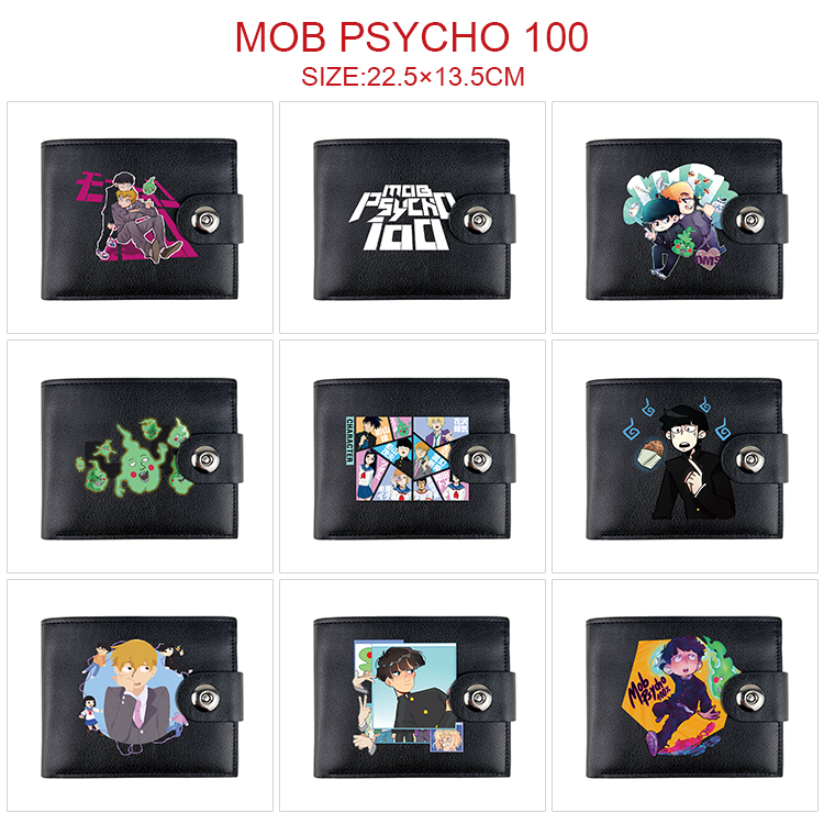 Mob Psycho 100 anime wallet 22.5*13.5cm