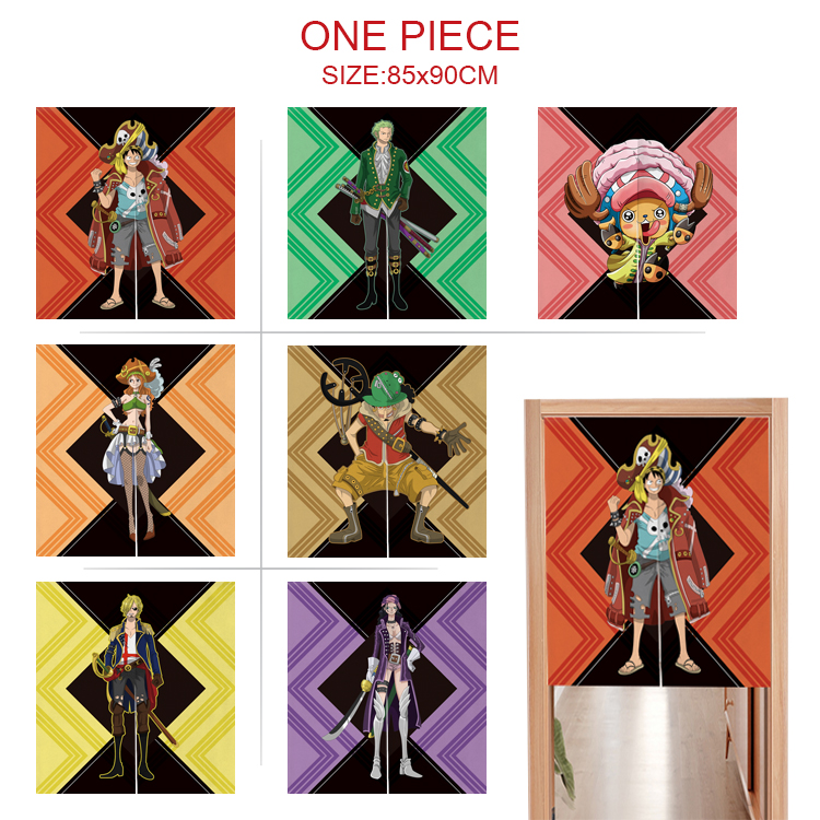 One piece anime door curtain 85*90cm