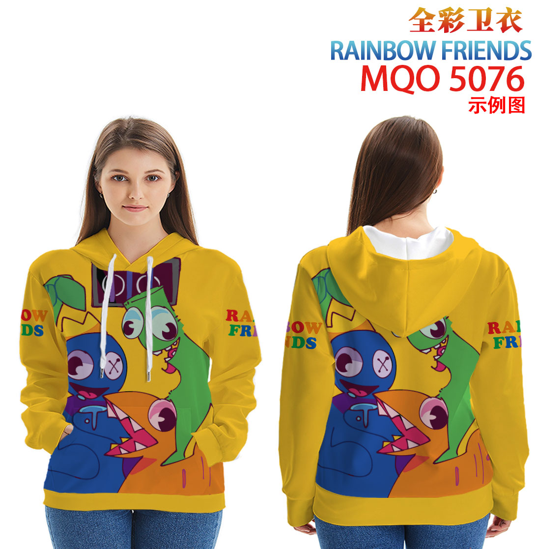 rainbow friends anime hoodie