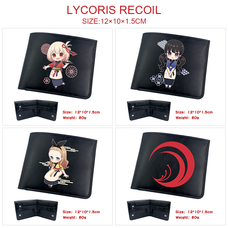 Lycoris Recoil  anime wallet 12*10*1.5cm