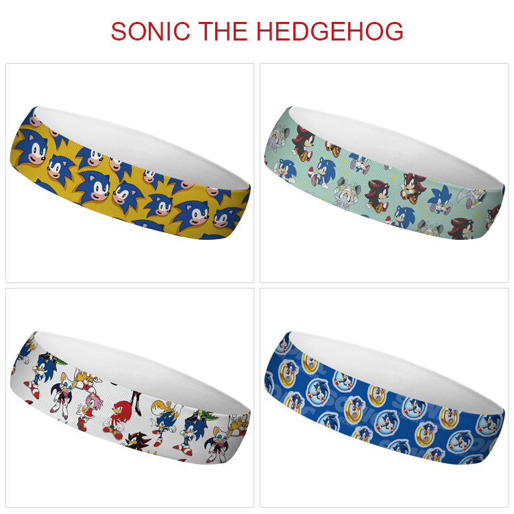 Sonic anime sweatband
