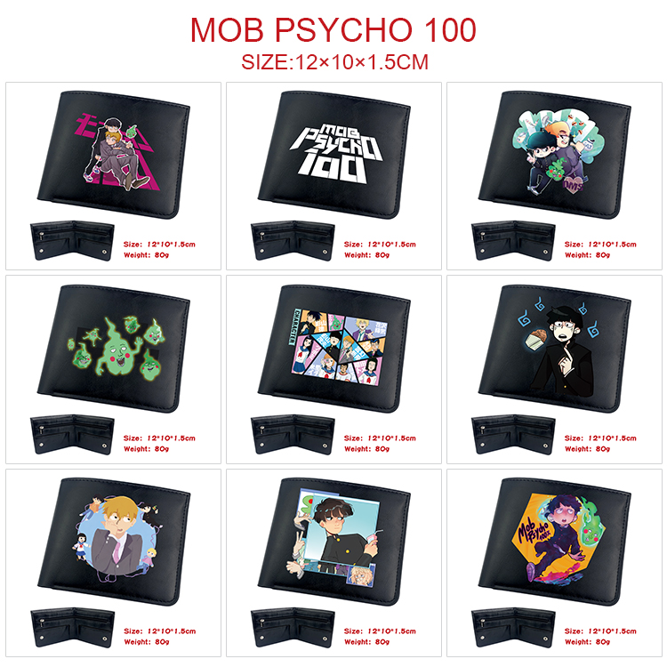 Mob Psycho 100 anime wallet 12*10*1.5cm