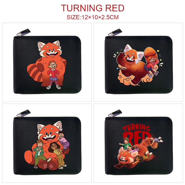 Turning Red anime wallet 12*10*2.5cm