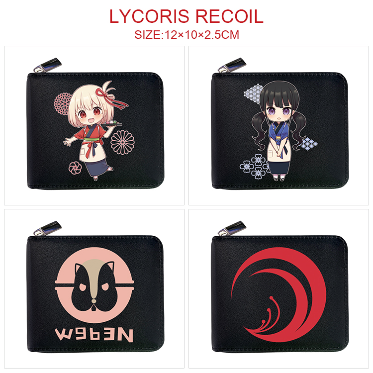 Lycoris Recoil  anime wallet 12*10*2.5cm