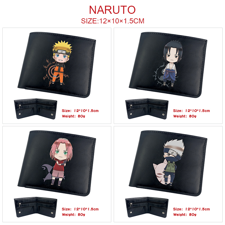 Naruto anime wallet 12*10*1.5cm