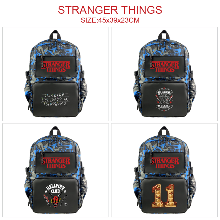Stranger Things anime Backpack bag