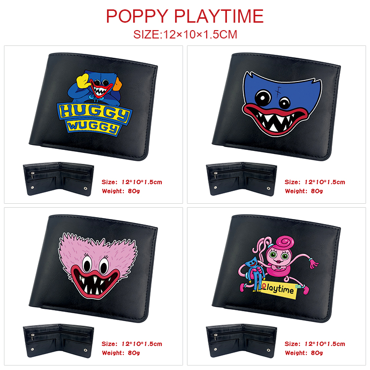 Poppy Playtime anime wallet 12*10*1.5cm