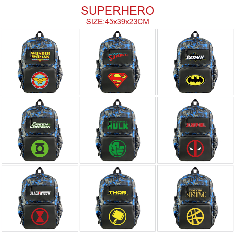 Superhero anime Backpack bag