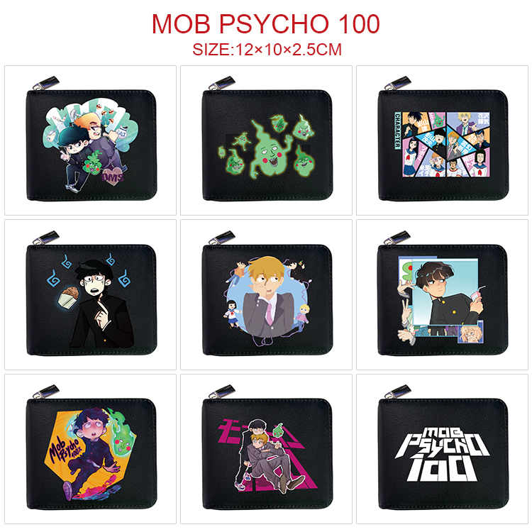 Mob Psycho 100 anime wallet 12*10*2.5cm