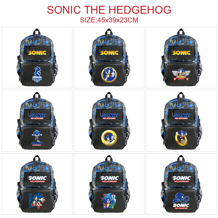 Sonic anime Backpack bag