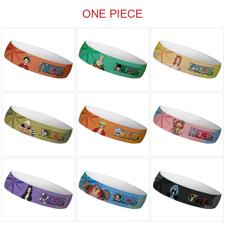 One piece anime sweatband