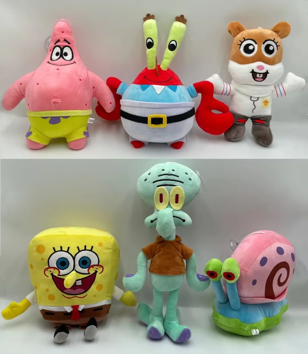 SpongeBobSquarePants anime plush doll 18cm 6pcs a set