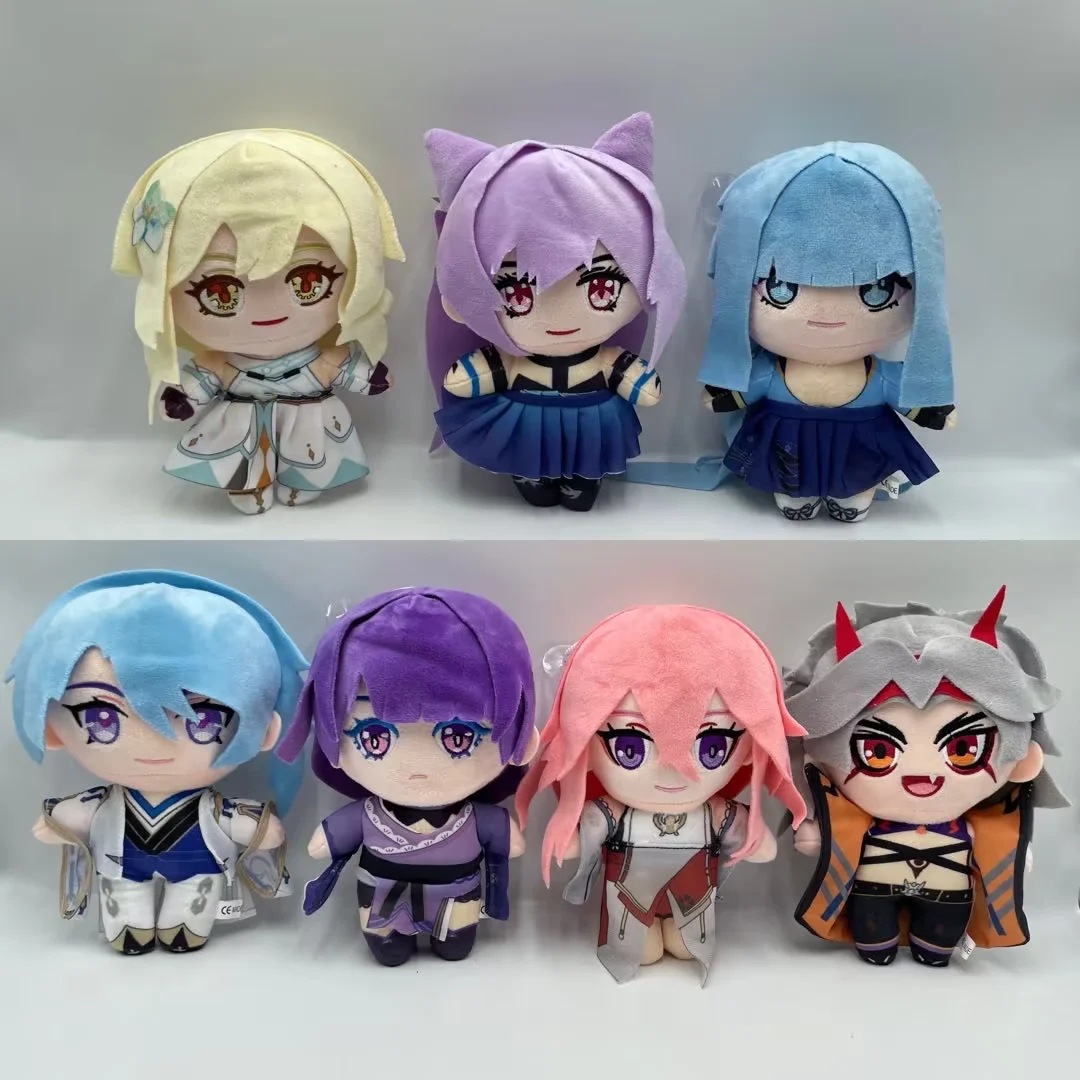 Genshin Impact anime plush doll 18cm 7 pcs a set