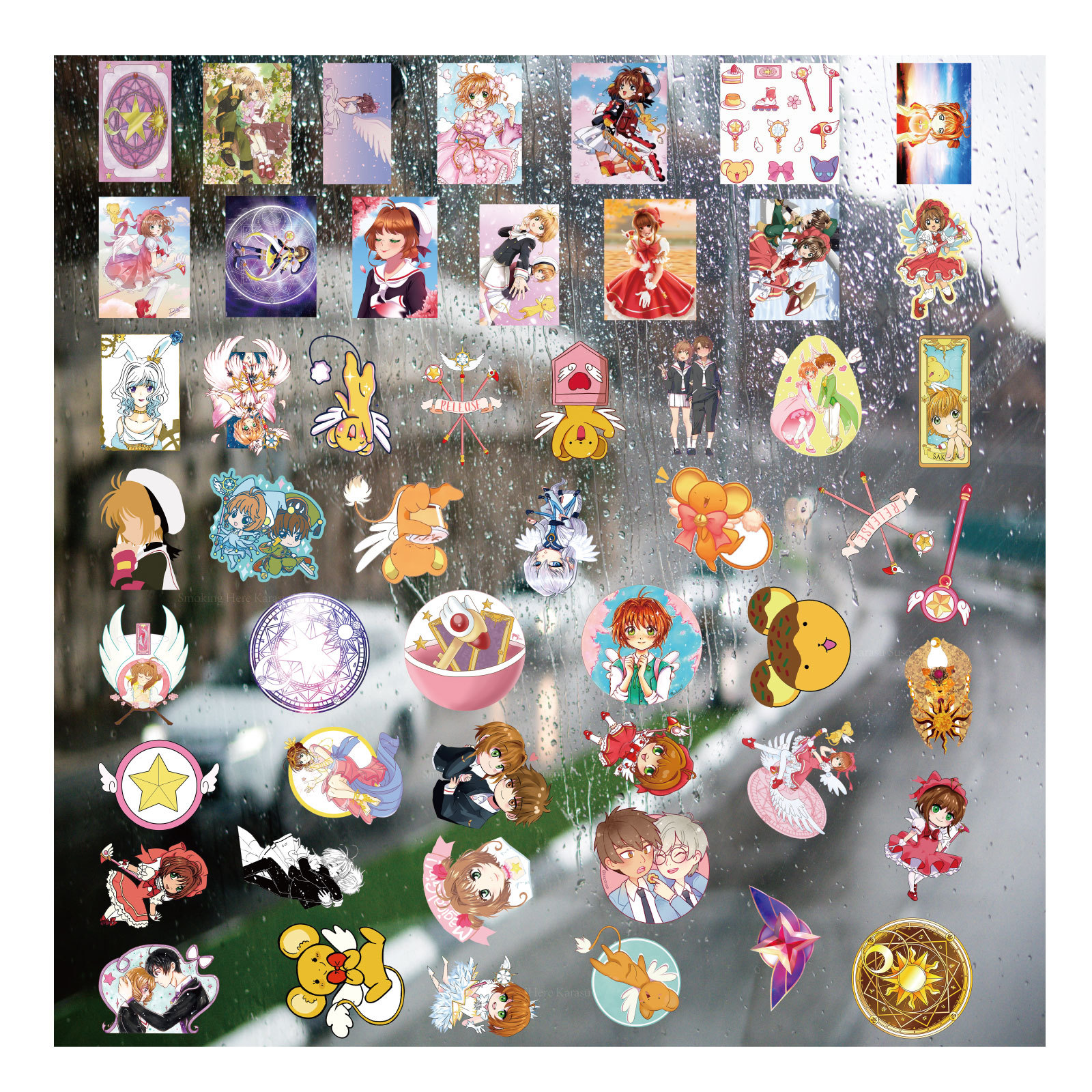 Card Captor Sakura anime 3D sticker price for a set of 50pcs