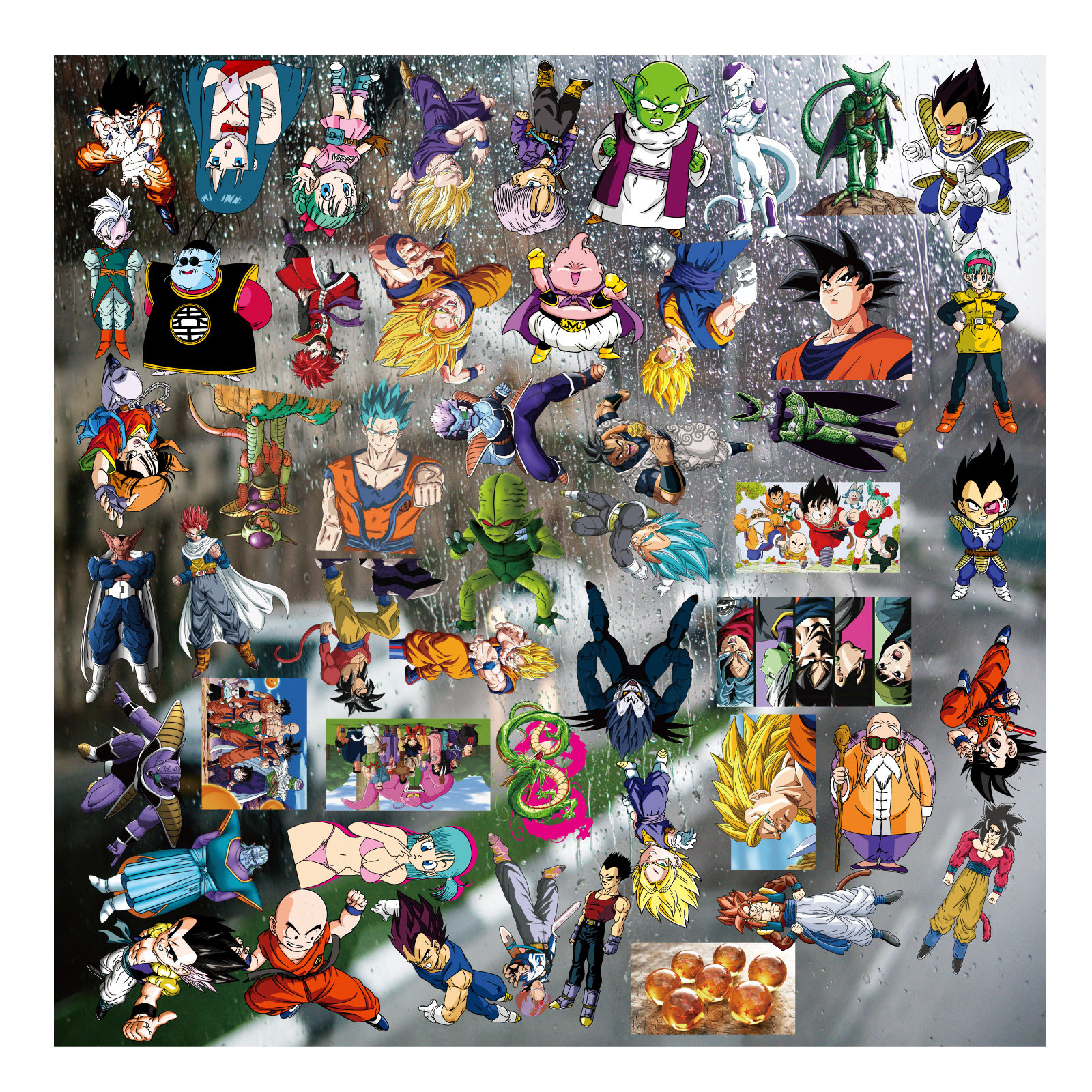 Dragon Ball anime 3D sticker price for a set of 50 pcs