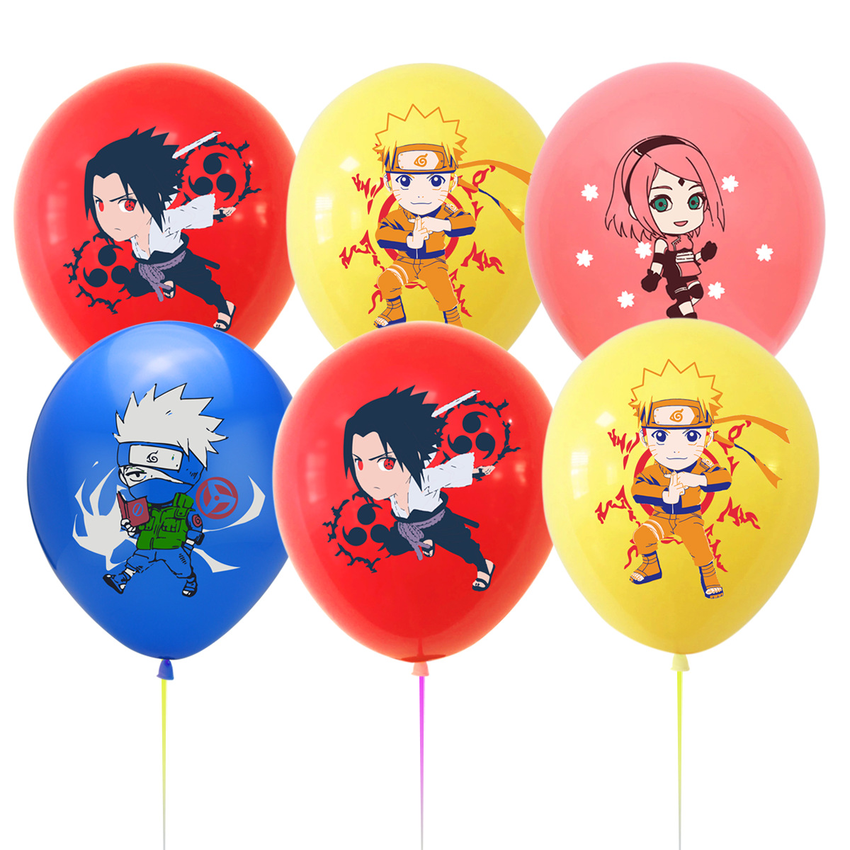 Naruto anime balloon price for 10 pcs 10cm*10cm*1cm