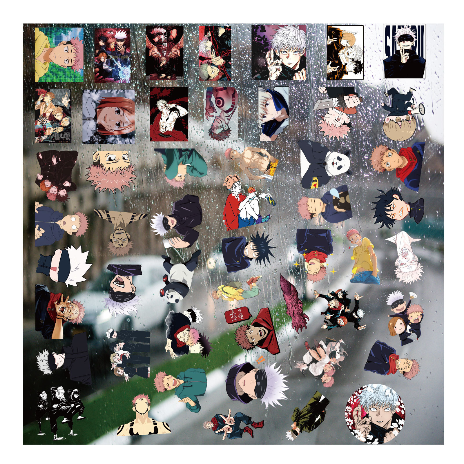 Jujutsu Kaisen anime 3D sticker price for a set of 51pcs