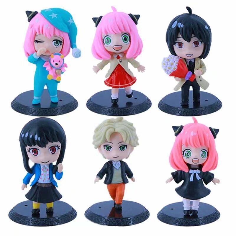 SPY×FAMILY anime figure 10-11cm price for a set of 6 pcs