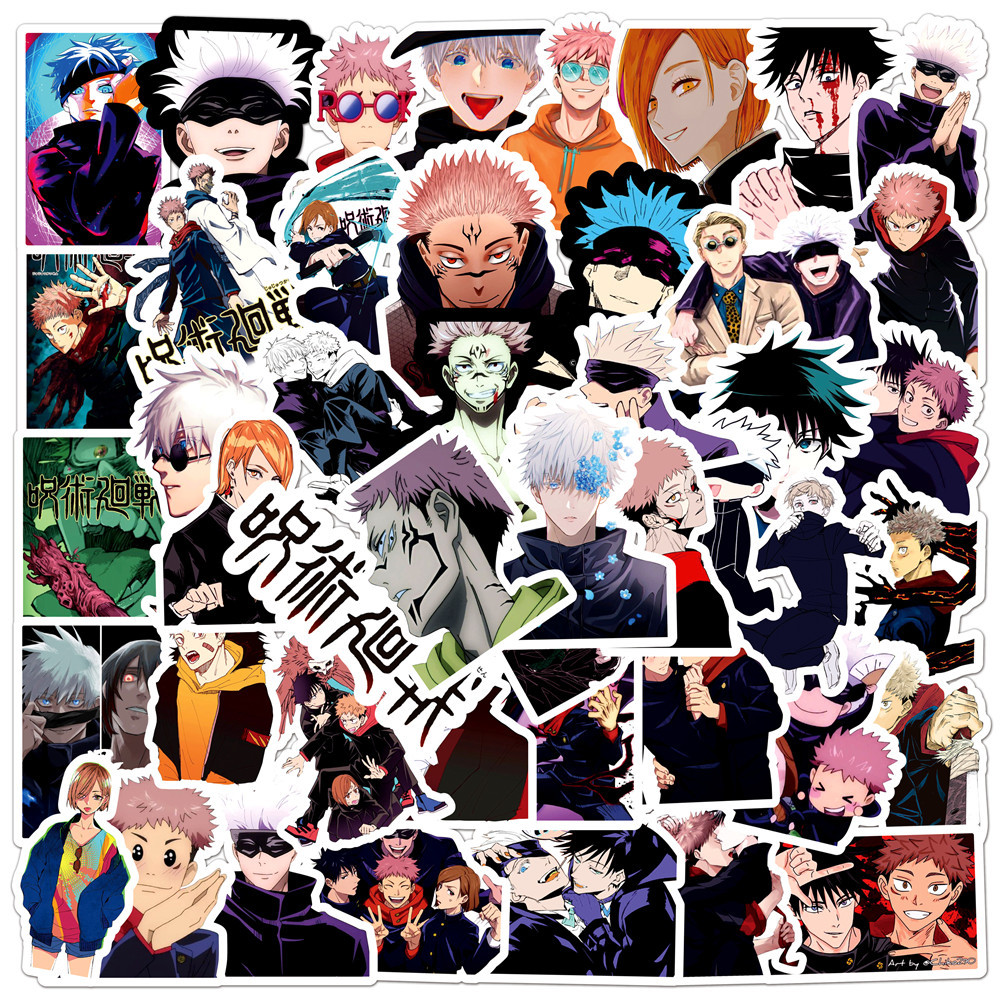 Jujutsu Kaisen anime waterproof stickers (50pcs a set)