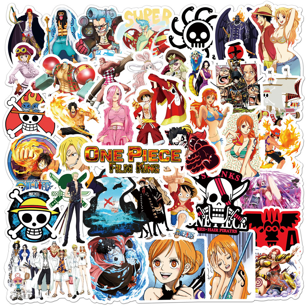 One piece anime waterproof stickers (50pcs a set)