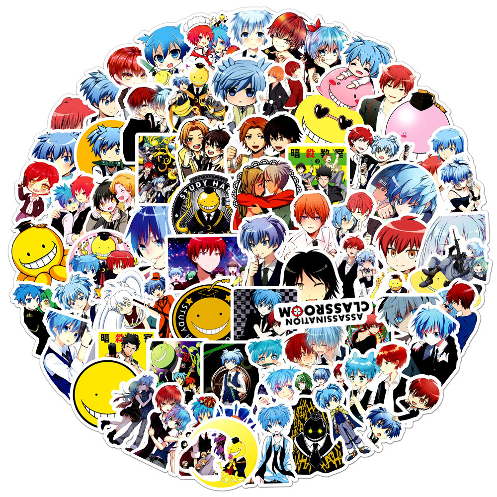 Assassination Classroom anime waterproof stickers (100pcs a set)