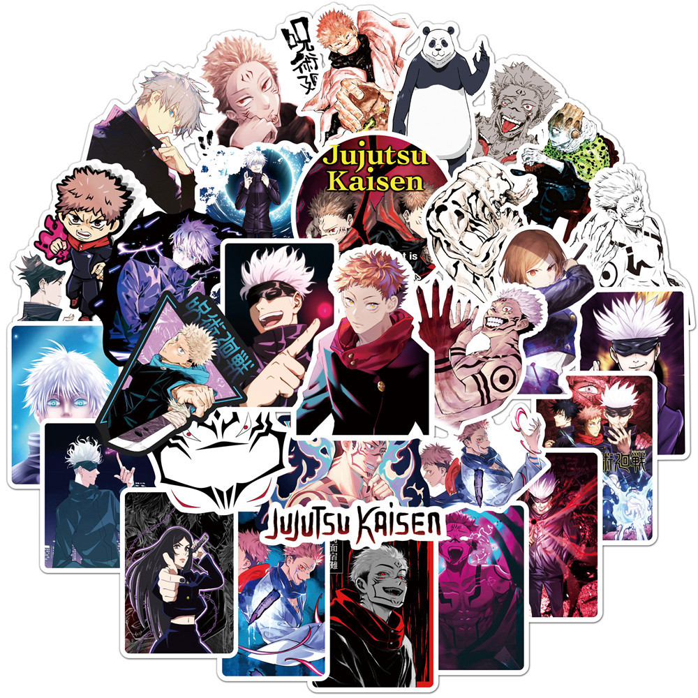 Jujutsu Kaisen anime waterproof stickers (50pcs a set)