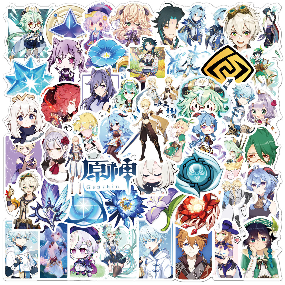 Genshin Impact anime waterproof stickers (100pcs a set)