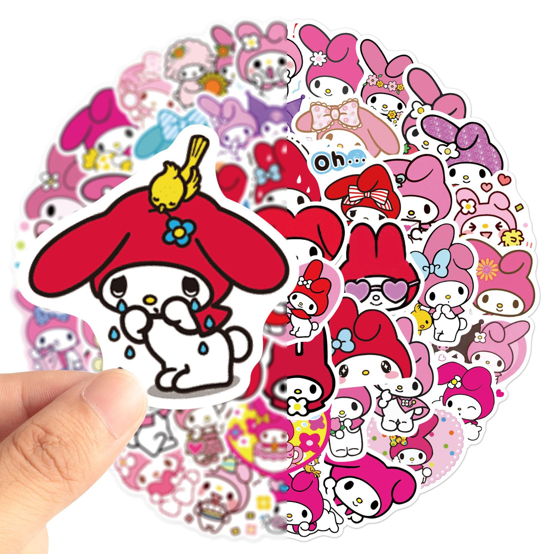 Kuromi anime waterproof stickers (50pcs a set)