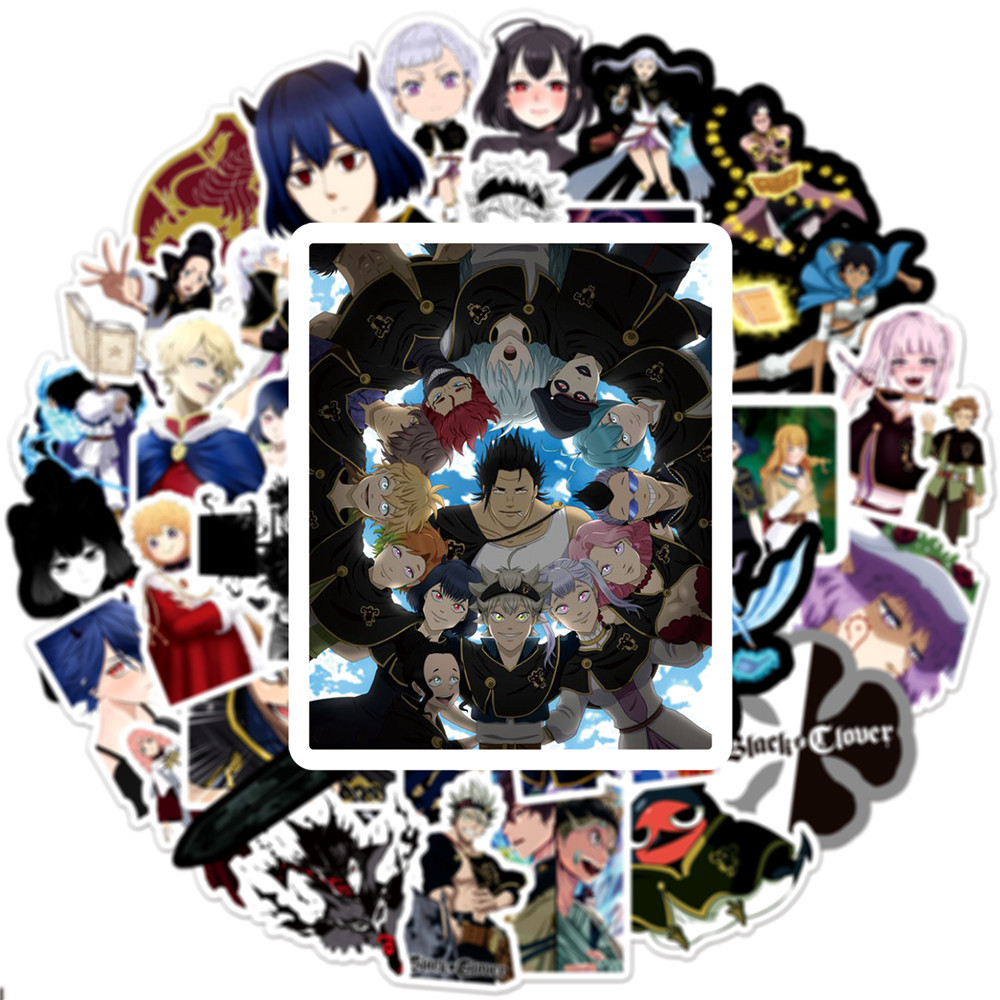 Black Clover anime waterproof stickers (50pcs a set)