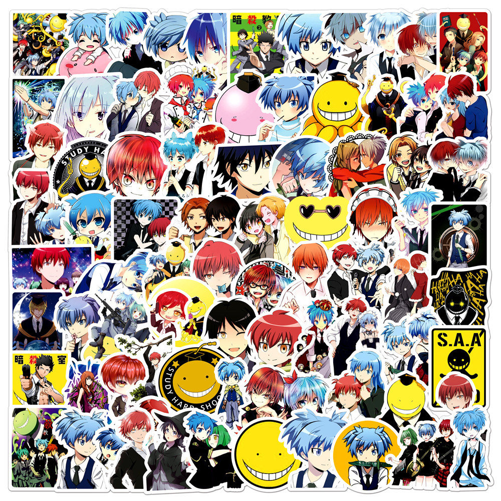 Assassination Classroom anime waterproof stickers (100pcs a set)