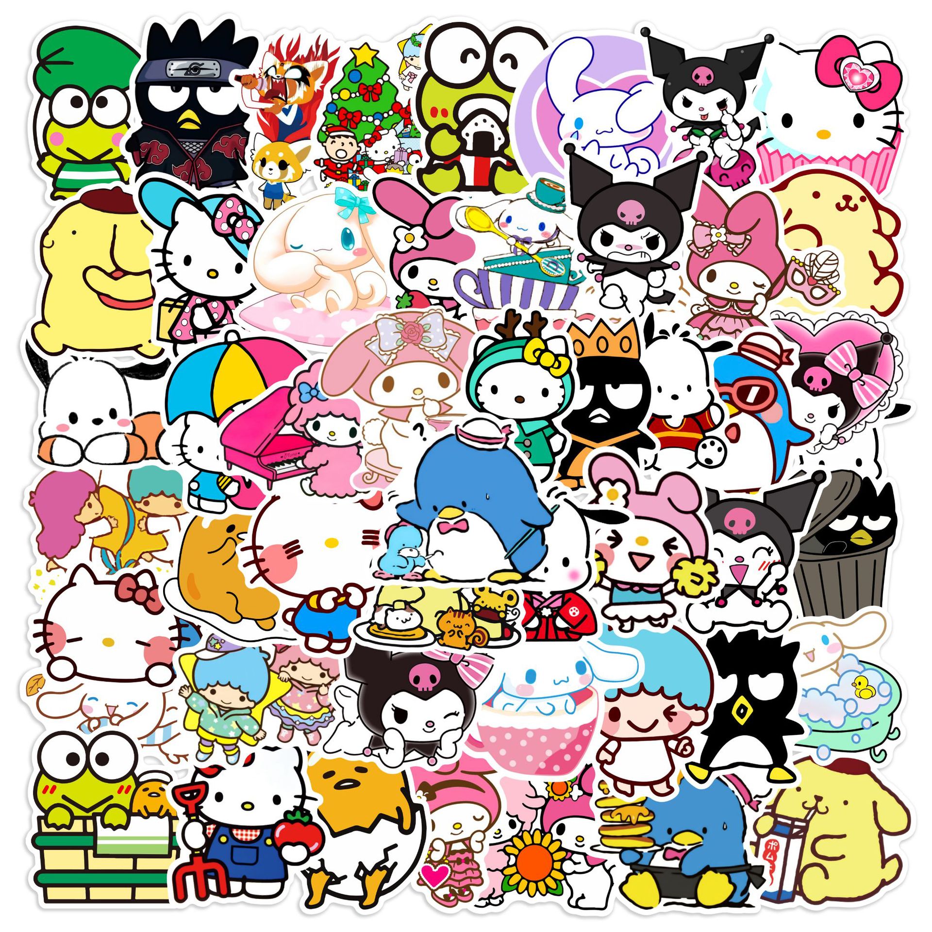 Kuromi anime waterproof stickers (50pcs a set)