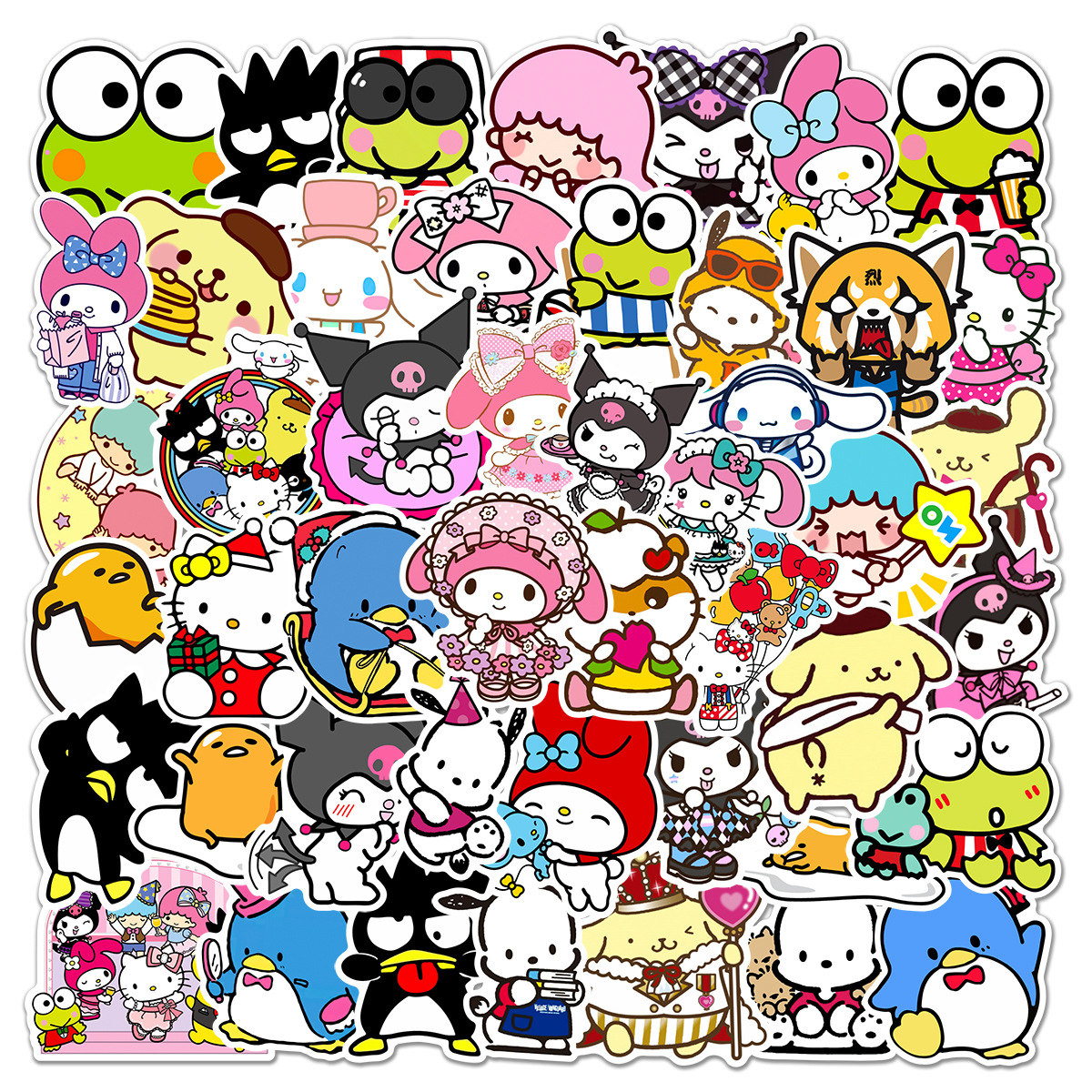 Kuromi anime waterproof stickers (50pcs a set)