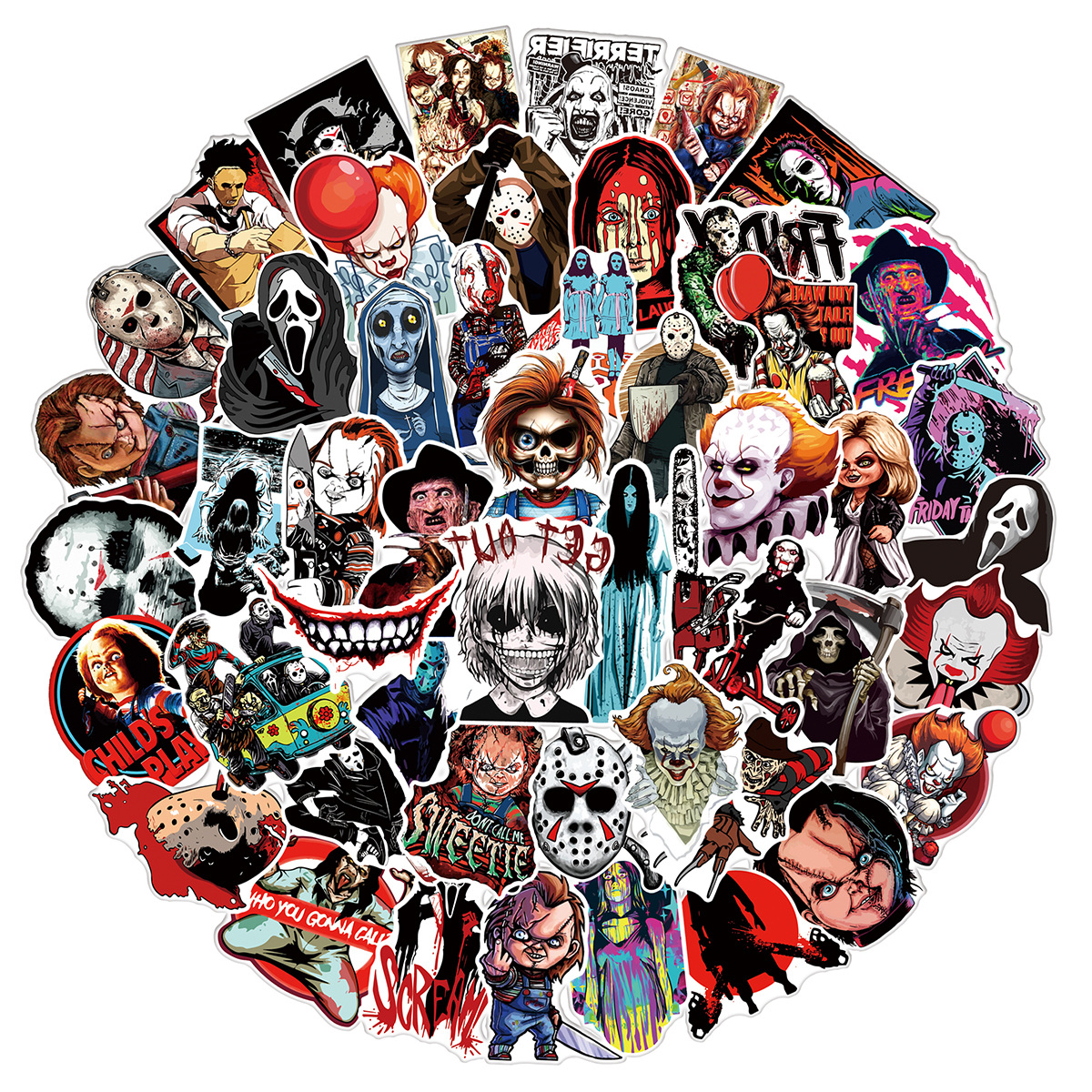 Joker anime waterproof stickers (50pcs a set)