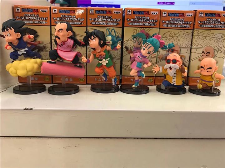 Dragon Ball anime figure 8cm 6 pcs a set