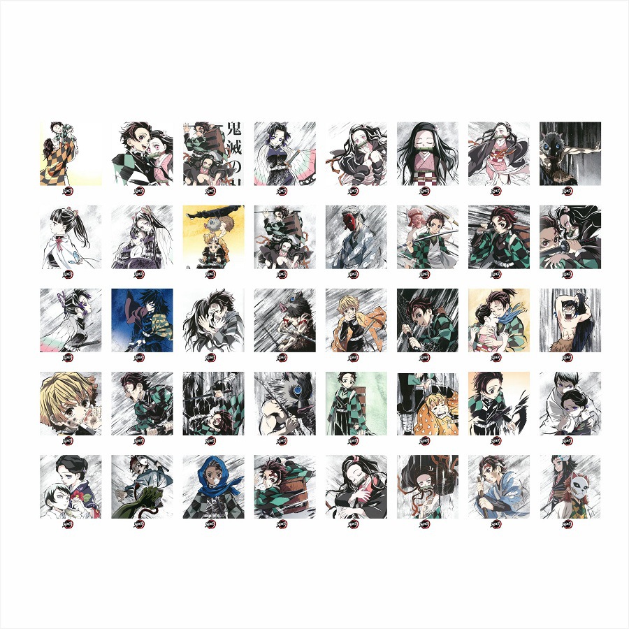 demon slayer kimets anime  LOMO card 40 pcs a set