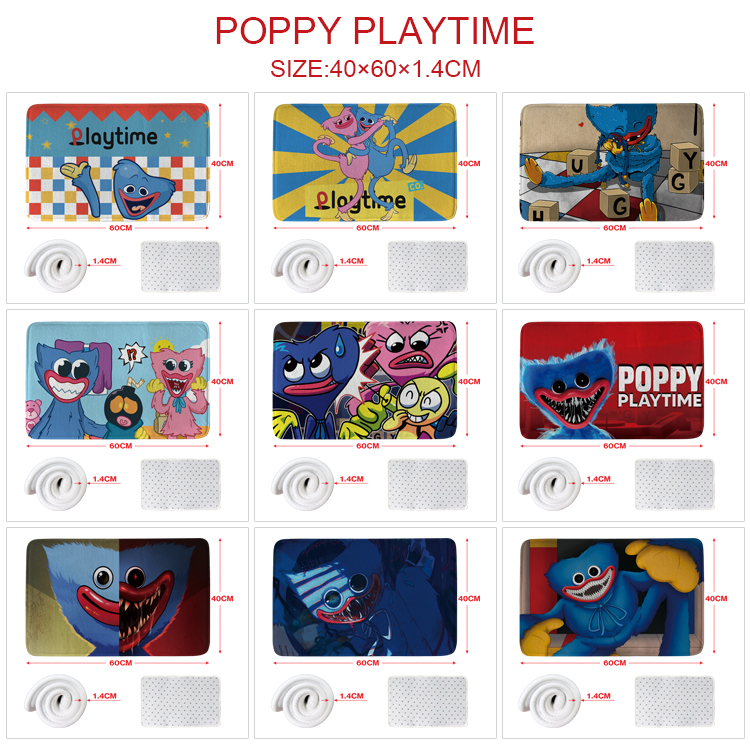 Poppy Playtime anime carpet 60*40cm