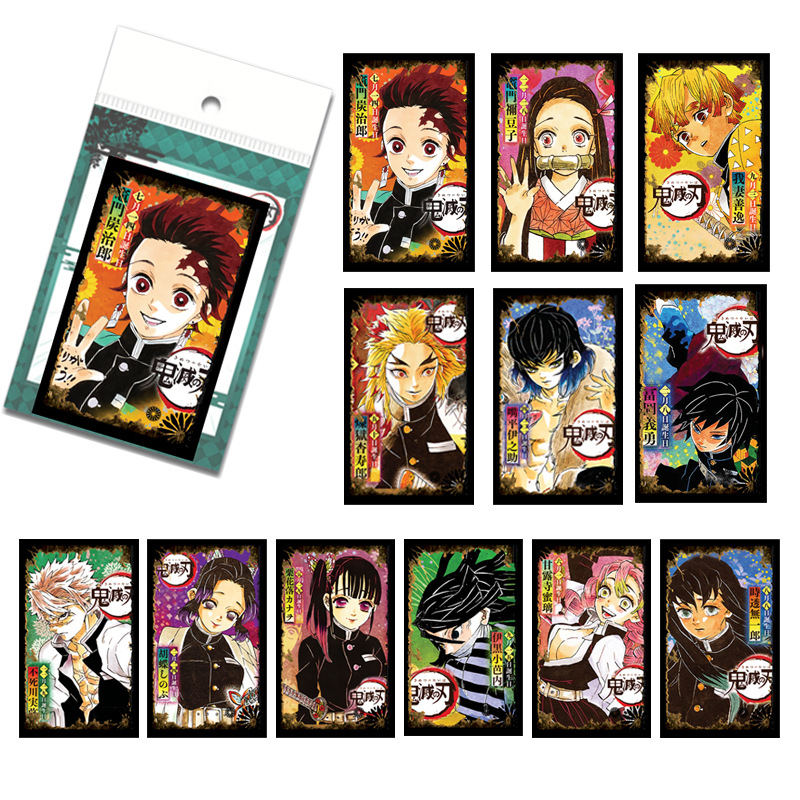 demon slayer kimets anime card 9.1*5.5cm