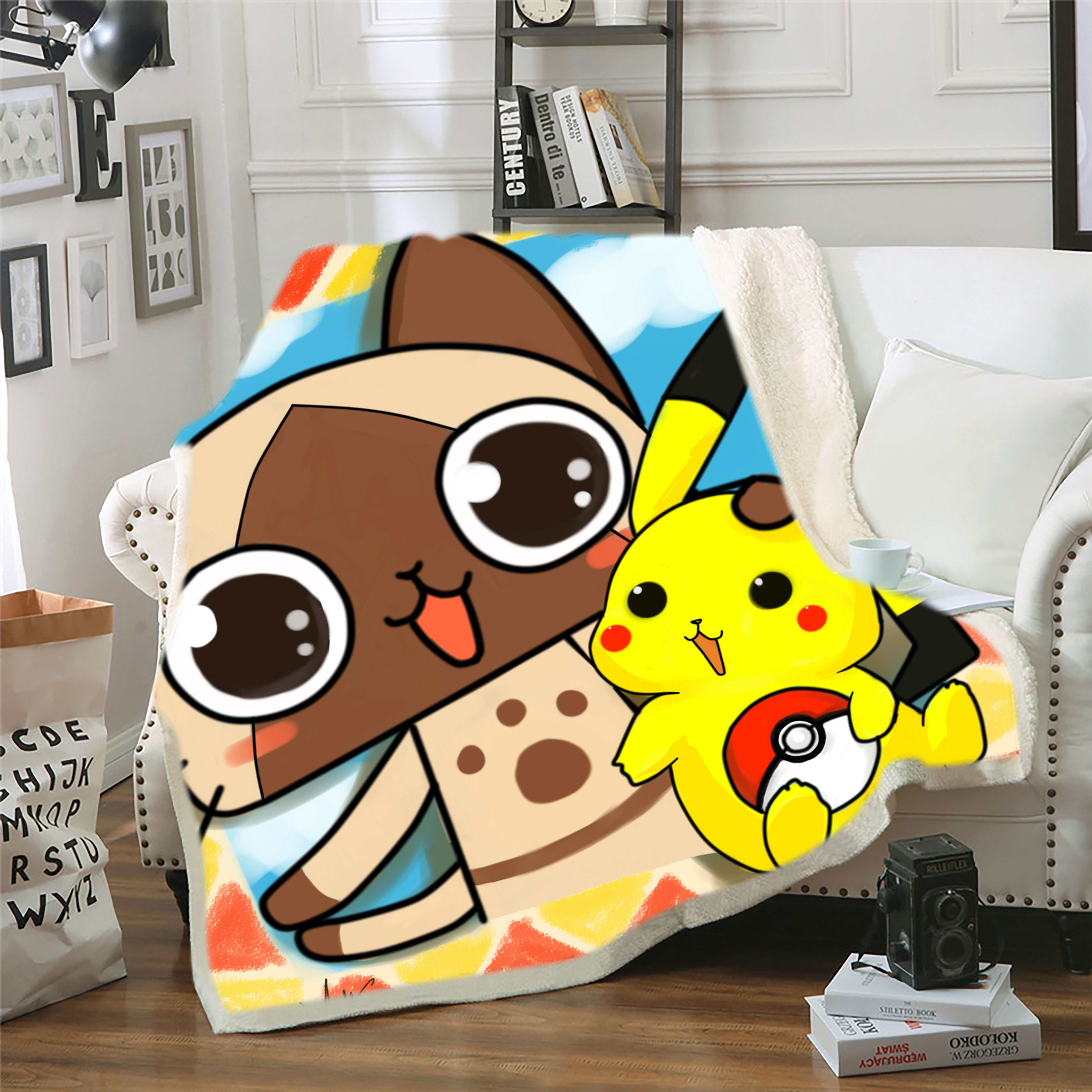 Pokemon anime blanket 150*200cm