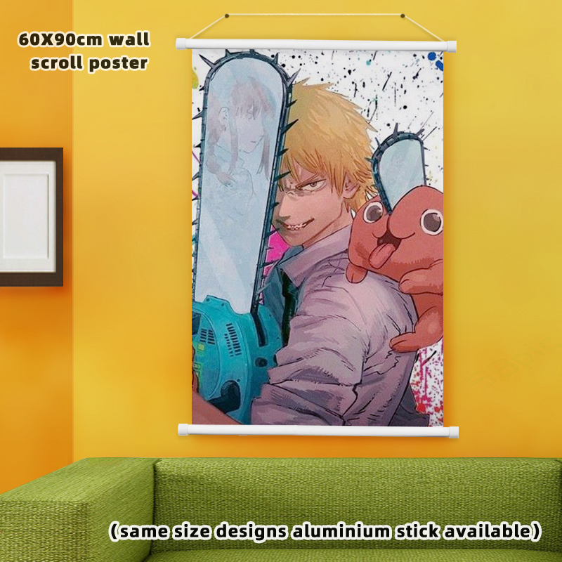 chainsaw man anime wallscroll 60*90cm