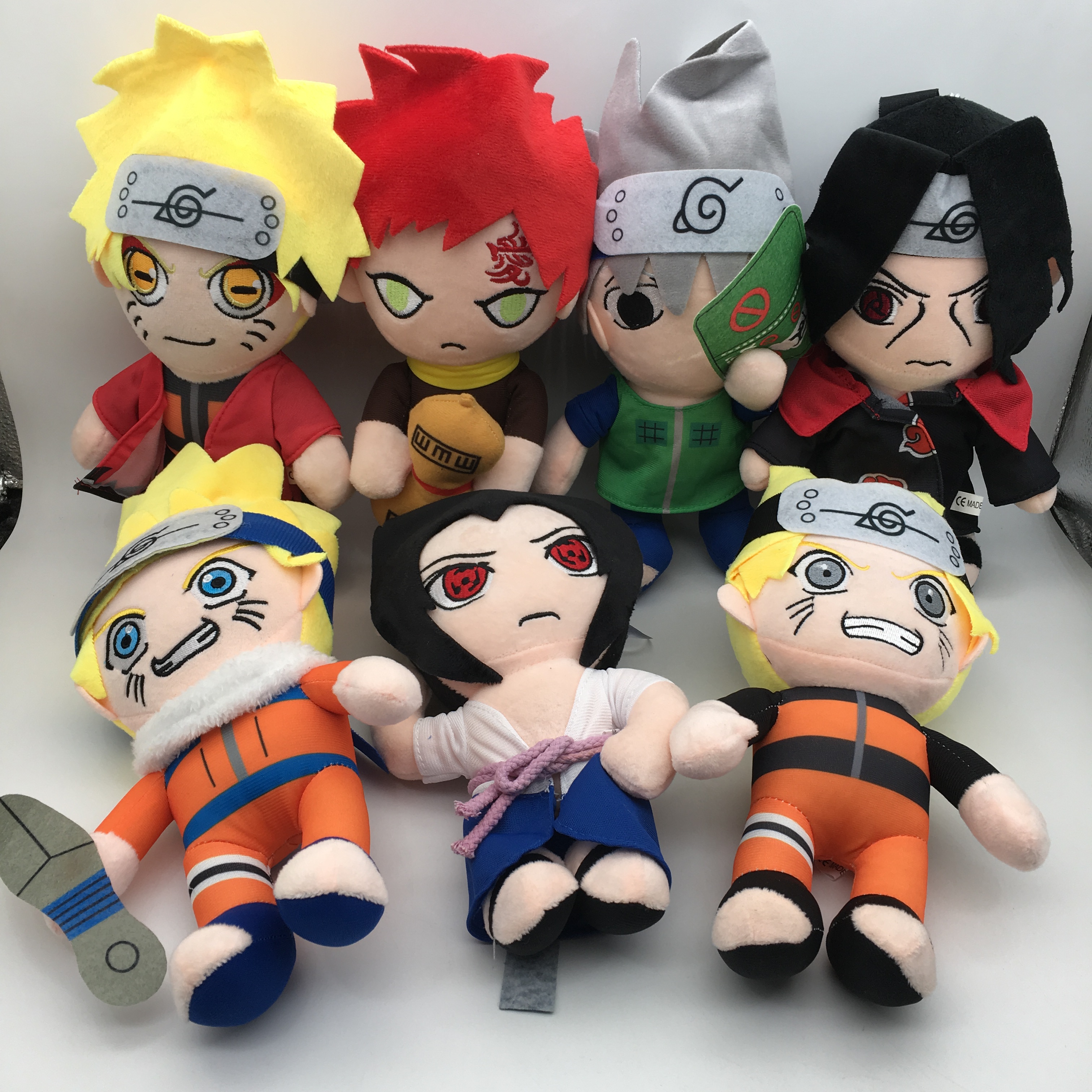 Naruto anime Plush toy Price of a set of 10pcs 28cm