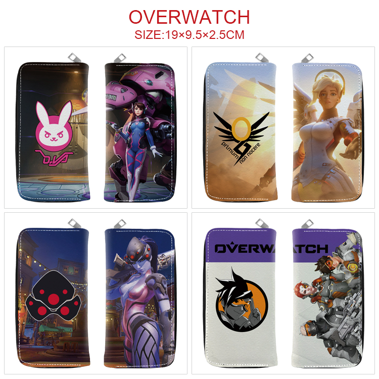 Overwatch anime wallet 19*9.9*2.5cm