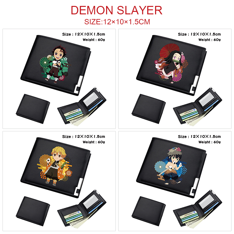 demon slayer kimets anime wallet 12*10*1.5cm