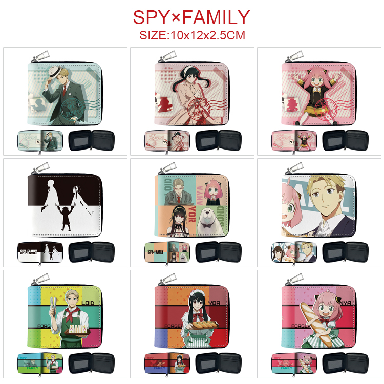 SPY×FAMILY anime wallet 10*12*2.5cm