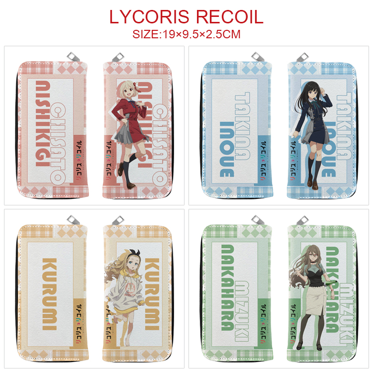 Lycoris Recoil  anime wallet 19*9.9*2.5cm