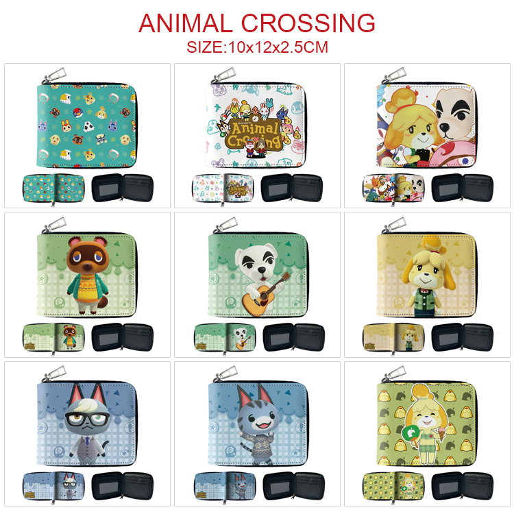 Animal Crossing anime wallet 10*12*2.5cm