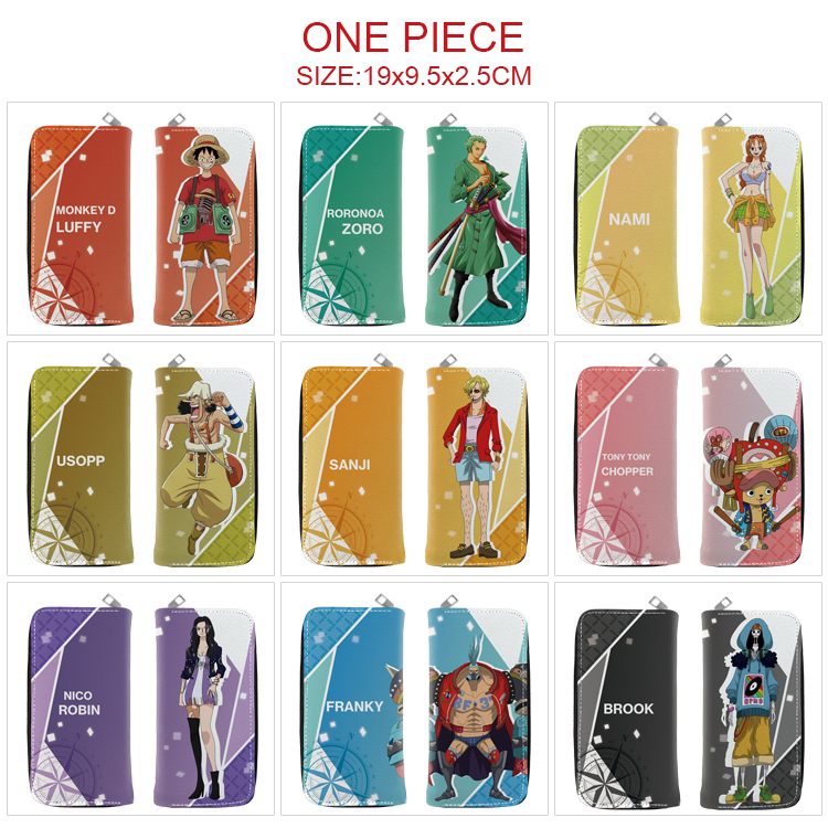 One piece anime wallet 19*9.9*2.5cm