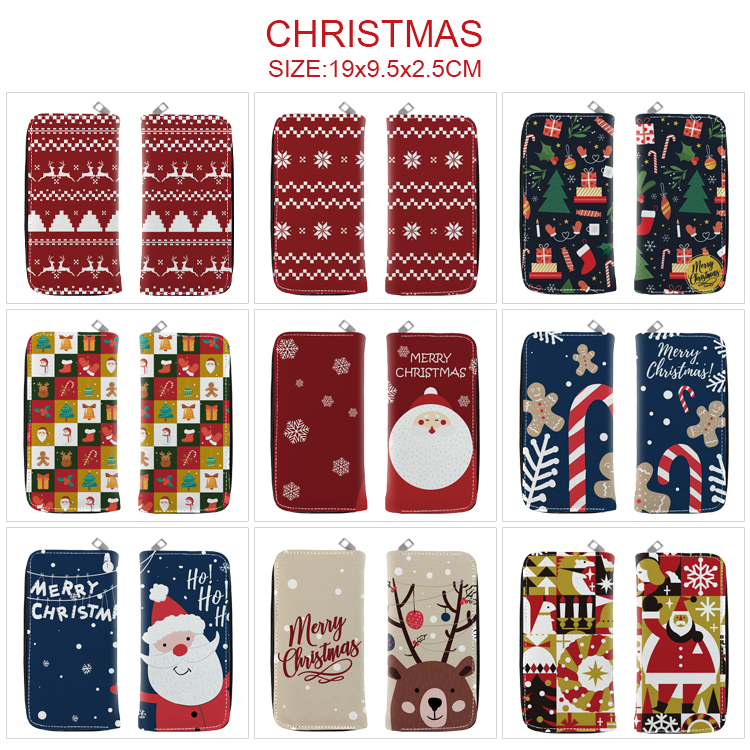 Christmas anime wallet 19*9.9*2.5cm