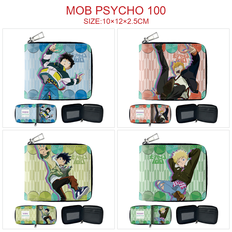 Mob Psycho 100 anime wallet 10*12*2.5cm